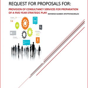 Request for Proposals for Provision of Consultancy Services for Preparation of a Five-Year Strategic Plan