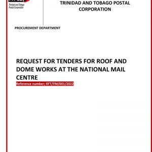 Request for Tenders for Roof and Dome works at the National Mail Centre