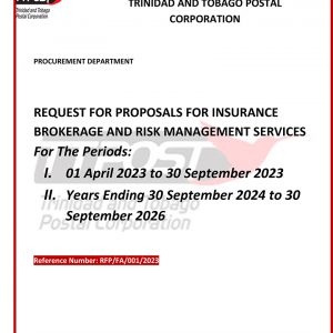 Request for Proposals for Insurance Brokerage and Risk Management Services